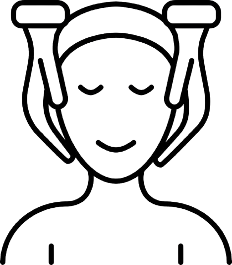 face physiotherapy icon